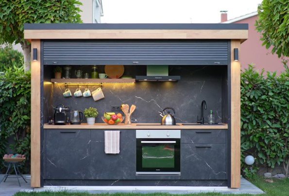 Bahçeli Villalarda Dış Mekân Mutfağı