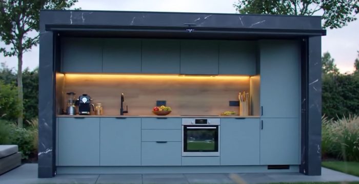the Outdoor Kitchen Market in France
