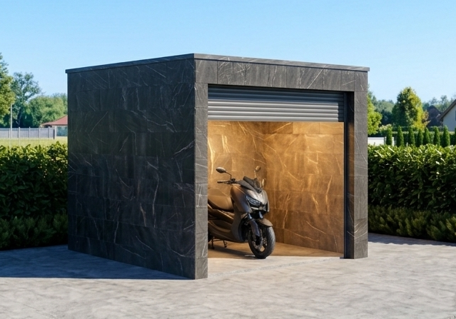 motor koruma kabini bahçe