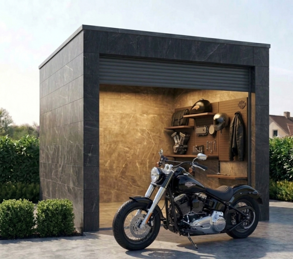 motosiklet garaj modelleri