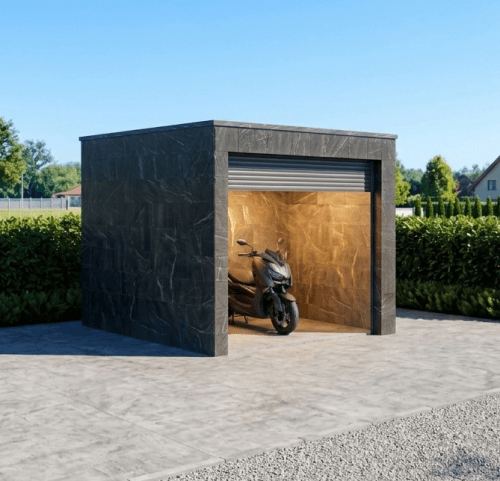backyard motorcycle shelter