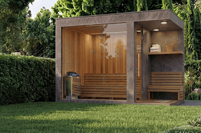 bahçe saunası midi boy - kapsul ev - sauna pod