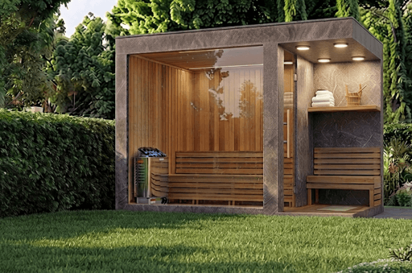 garden sauna pod