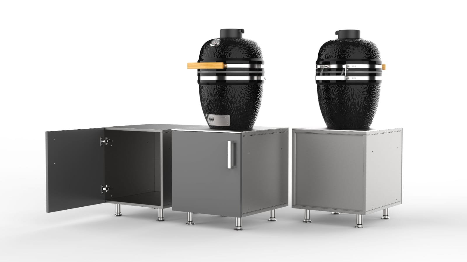 kamado sehpa modülü - net bahçe mutfak